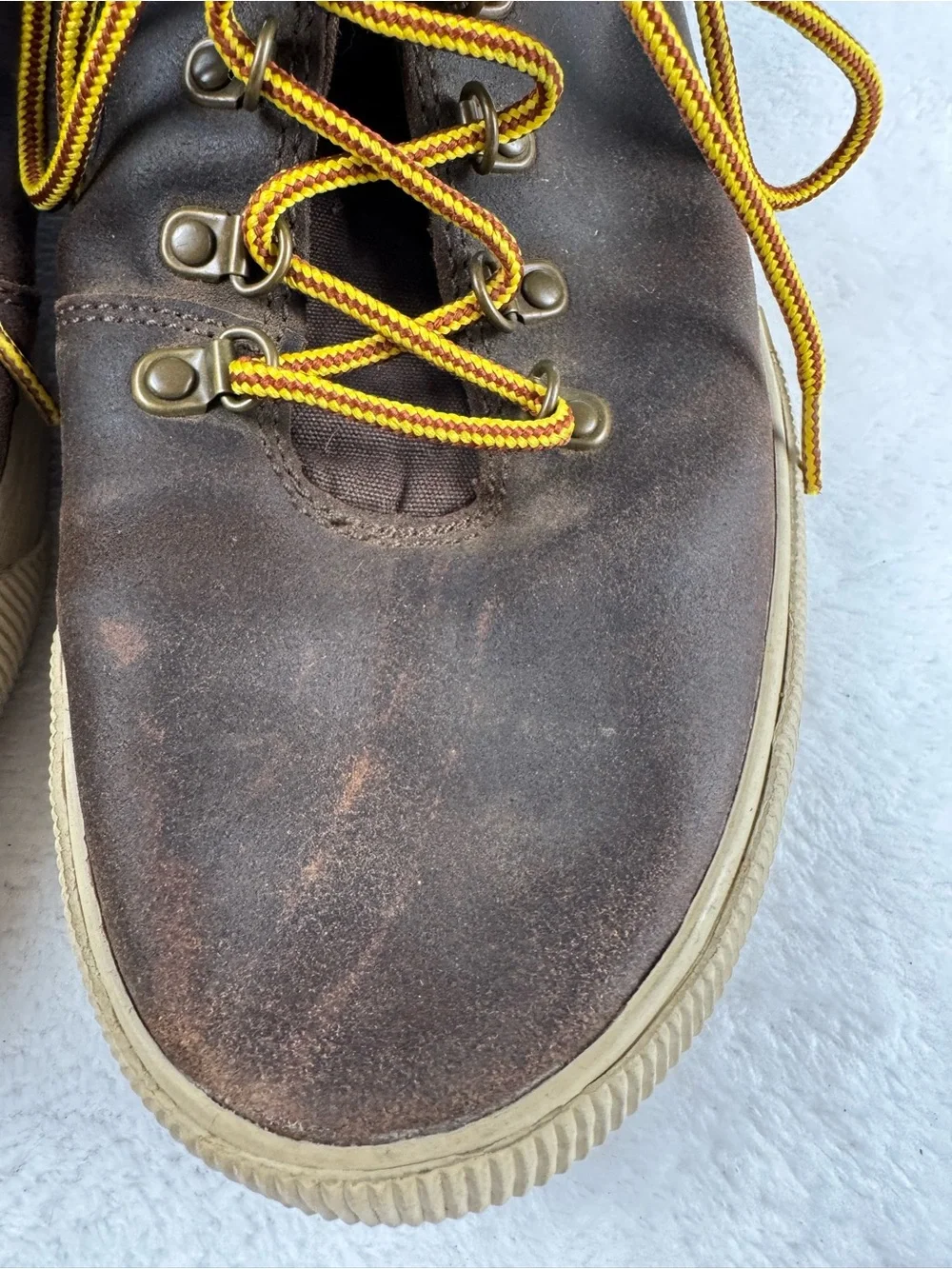 Skechers Men's Size 11 Brown Leather Lace Up Casual Shoes